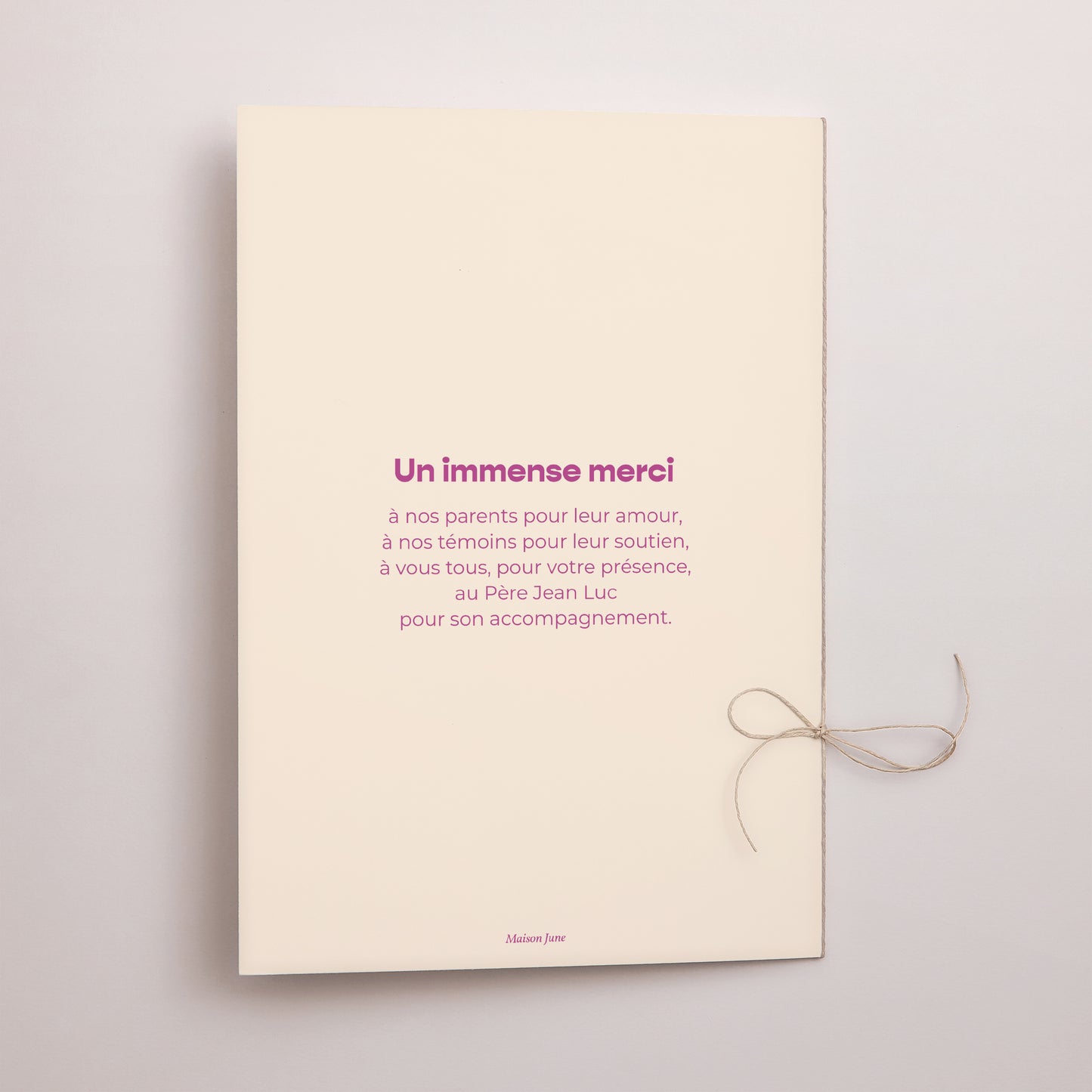 Livret de messe Mariage Double volet Color Mood photo N° 3