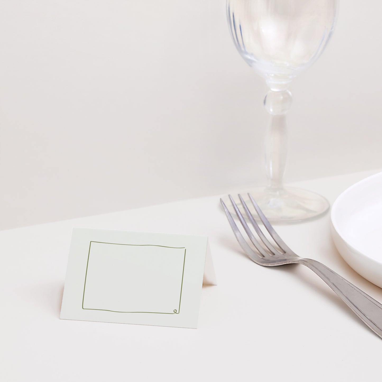 Marque-place Mariage 2 volets All Green photo N° 2