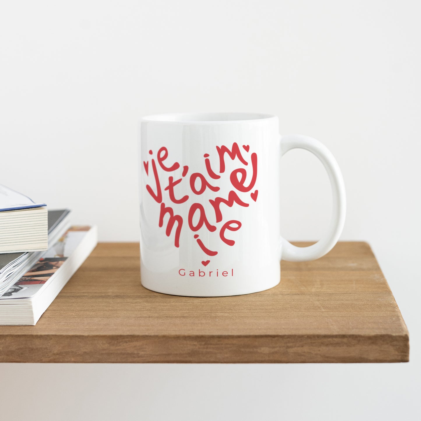 Mug Blanc Cœur de Mamie photo N° 4