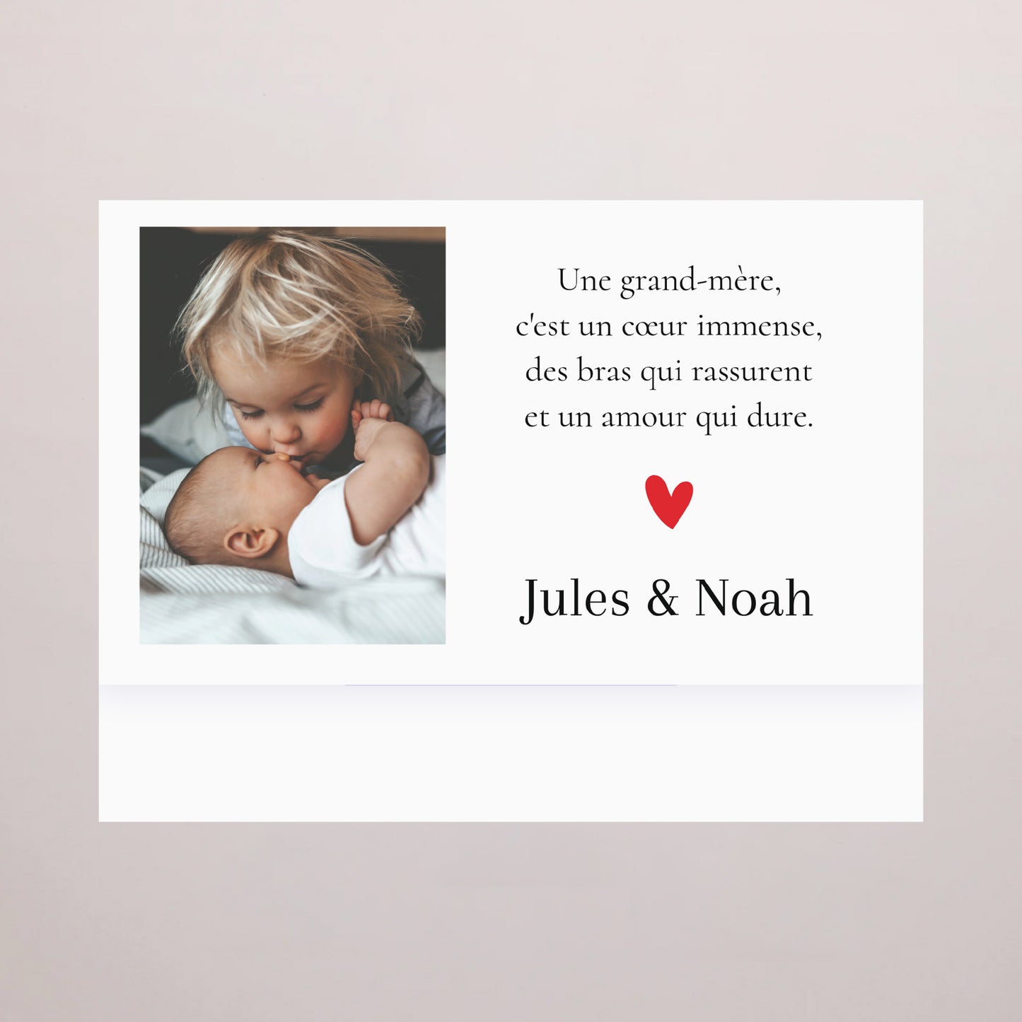 Boite chocolat personnalisée 6 chocolats Tendresse de Mamie photo N° 4