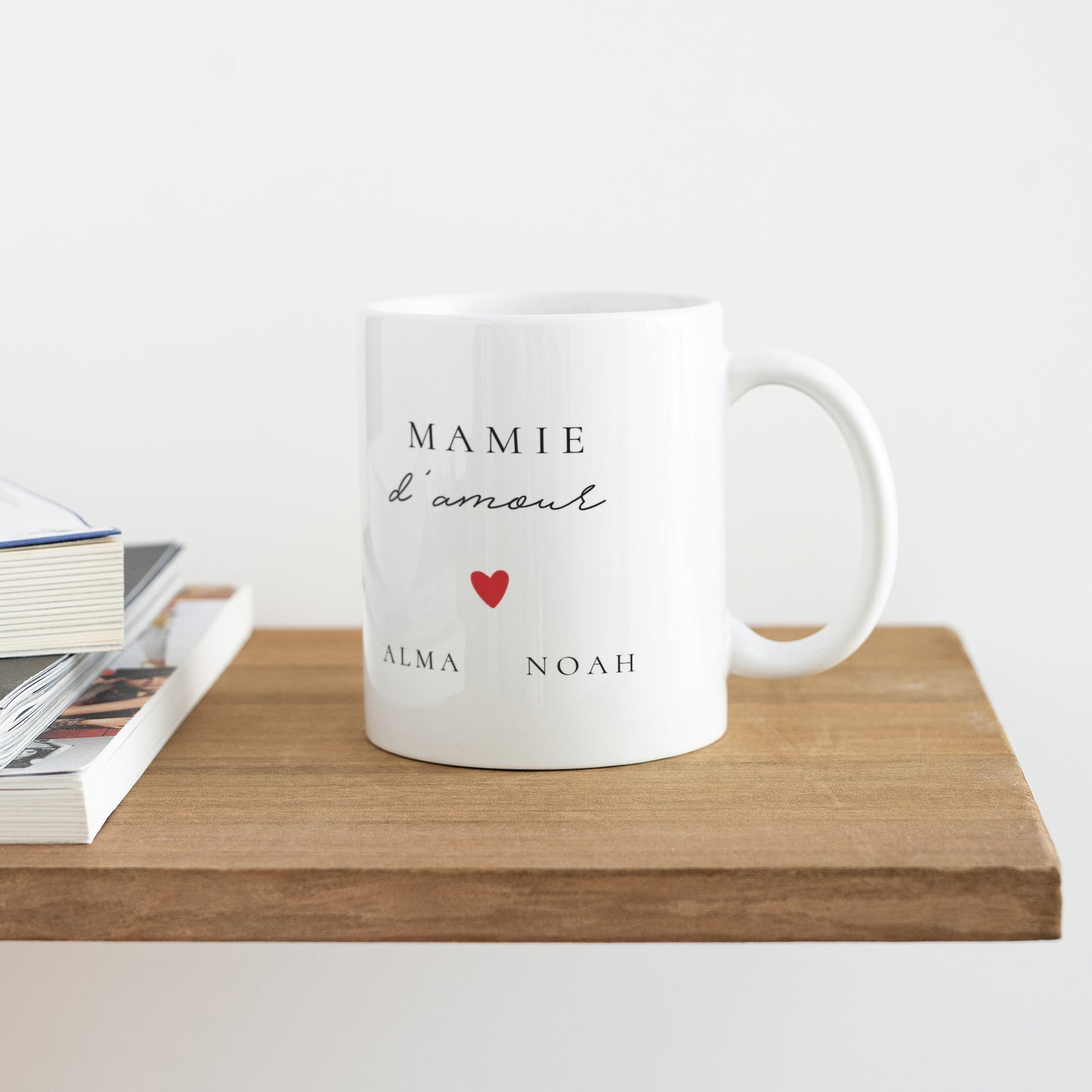 Mug Blanc Love Mamie photo N° 4