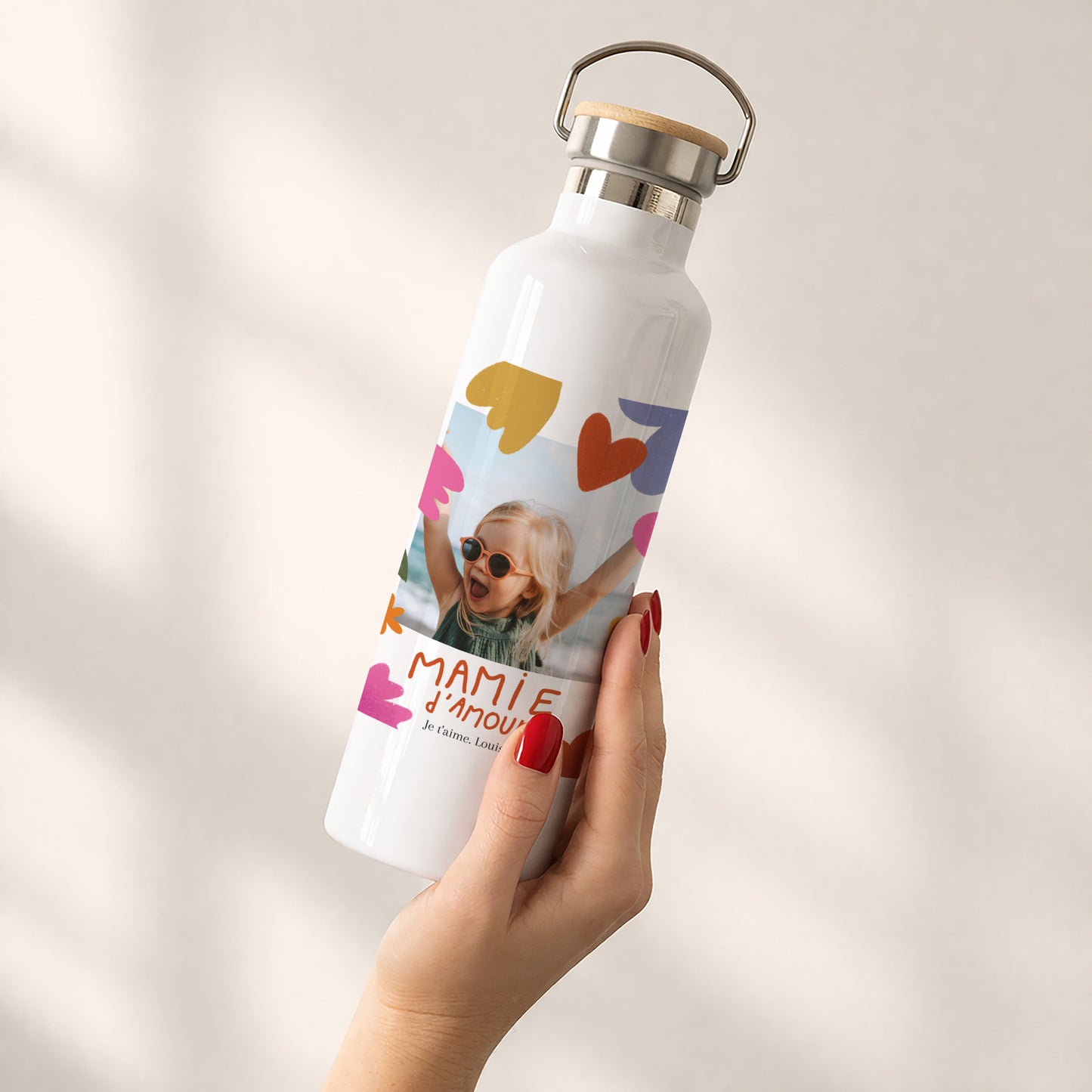 Gourde 75 cl Mamie en or photo N° 2