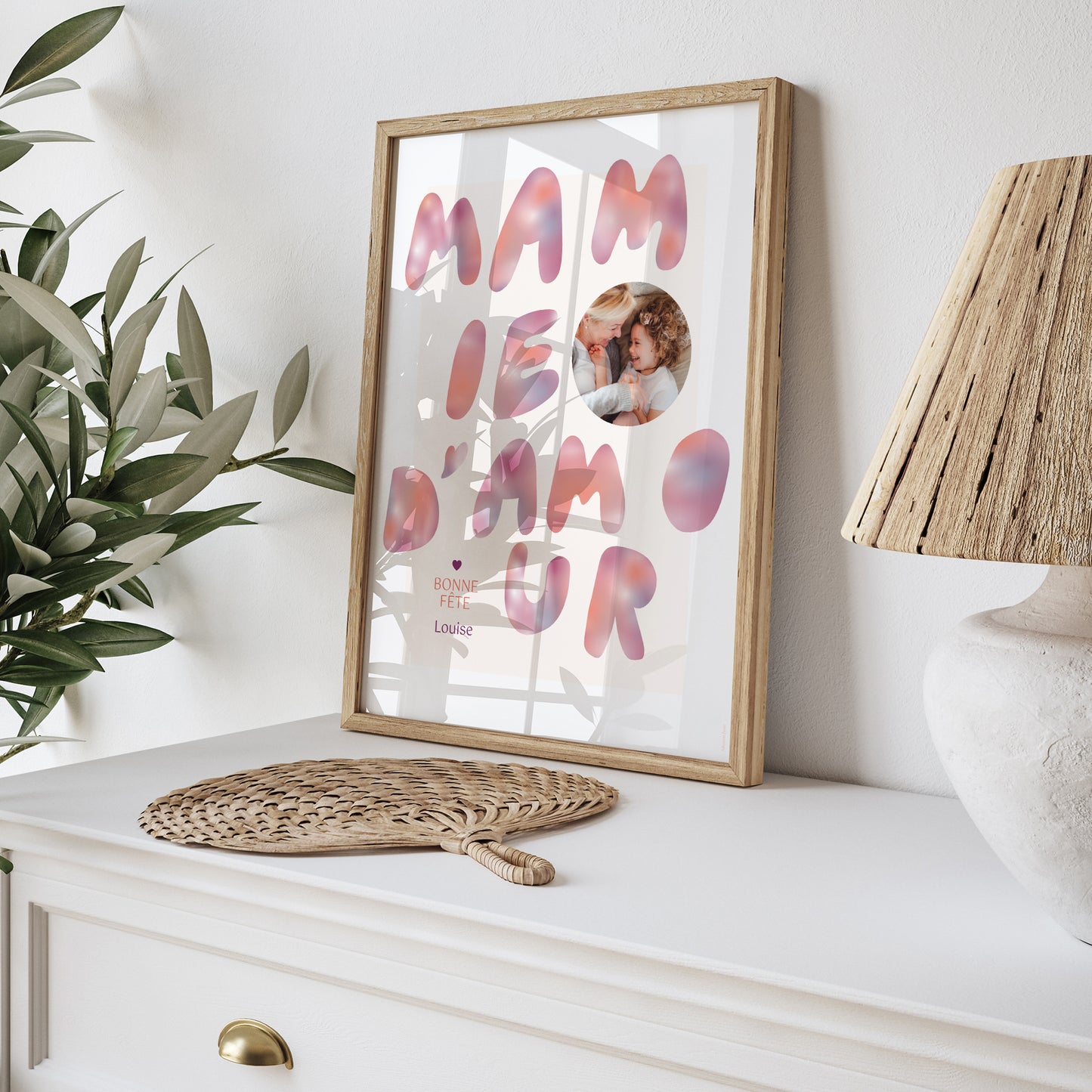 Affiche Portrait Mamie sunrise photo N° 5