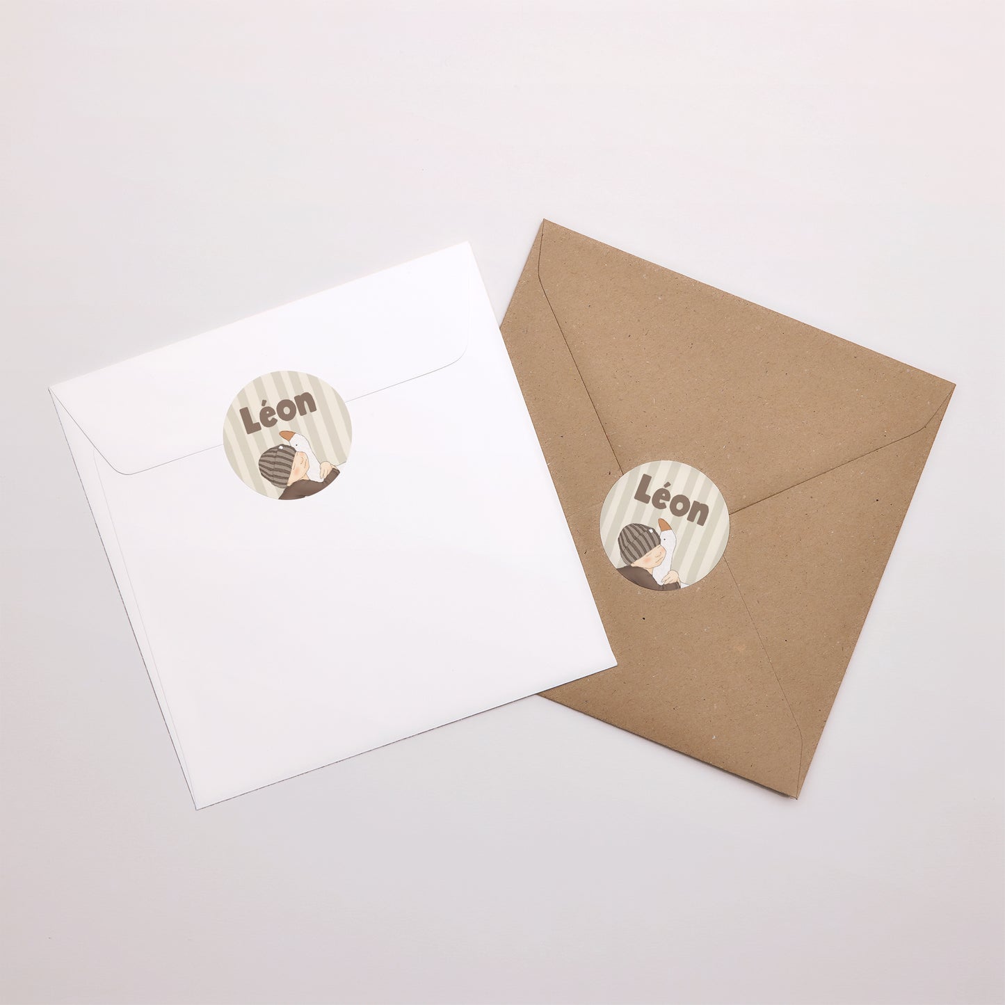 Sticker Naissance Rond Plume de douceur II photo N° 3