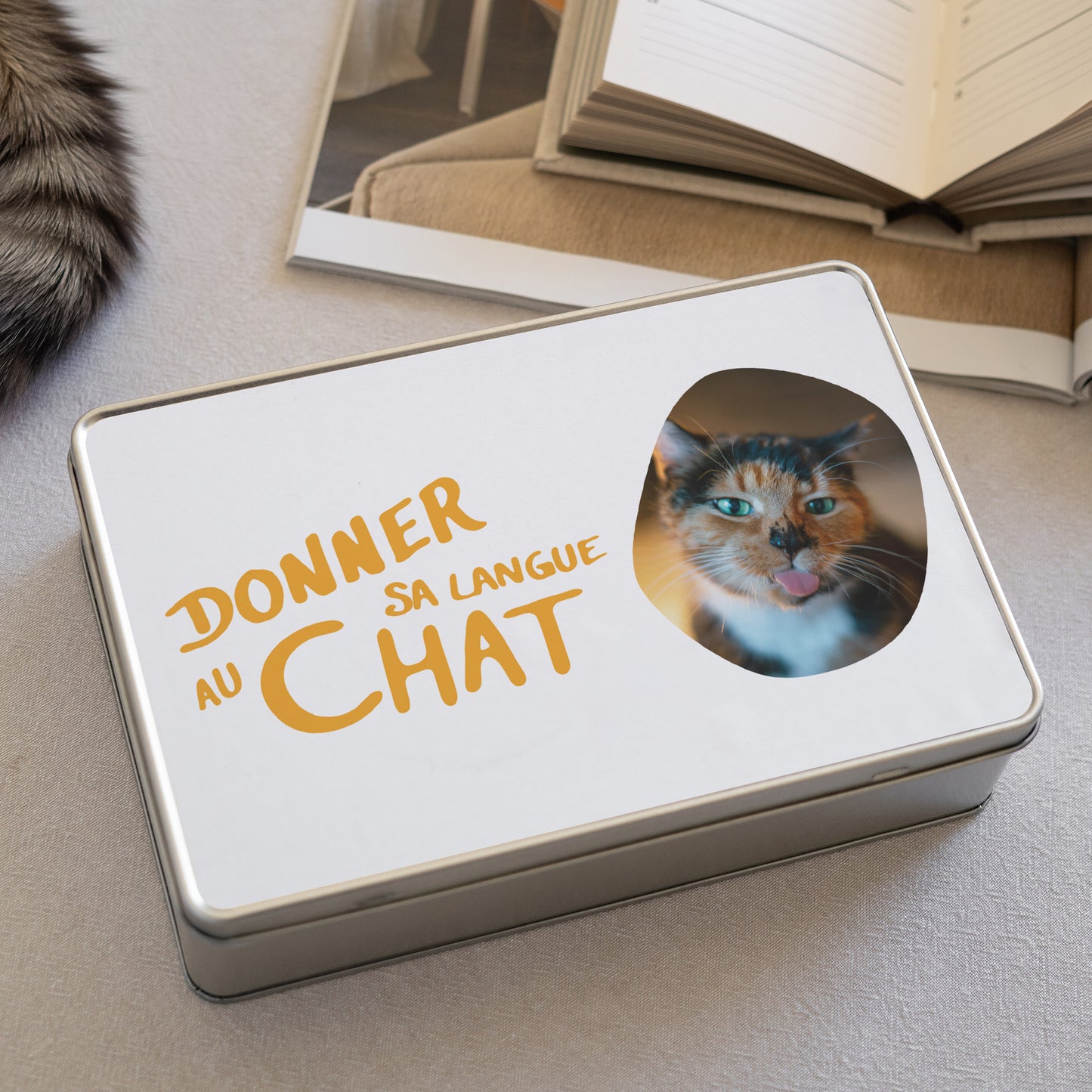 Boîte à croquettes Rectangle Devinette photo N° 2
