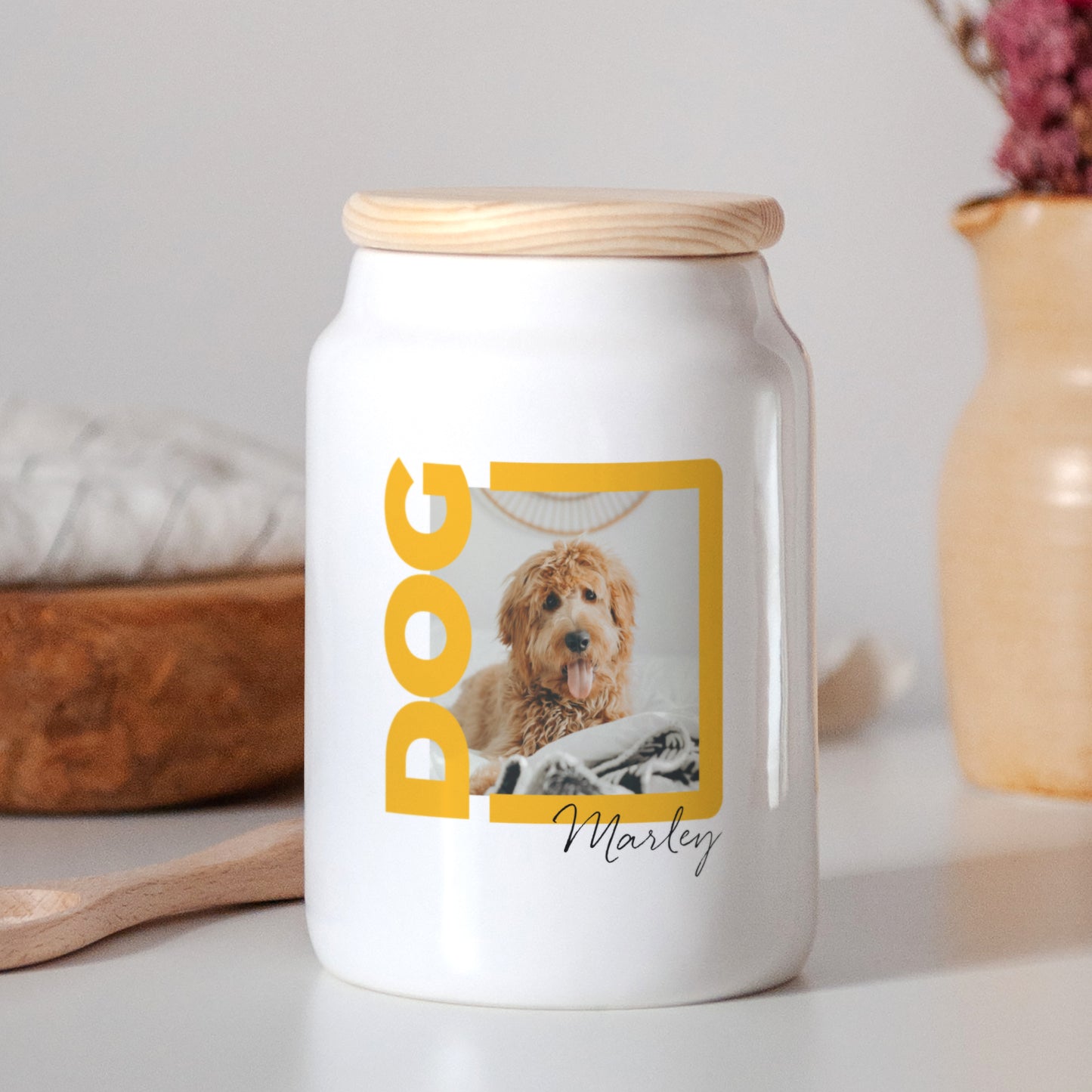 Pot en céramique 65 cl Dog photo N° 2