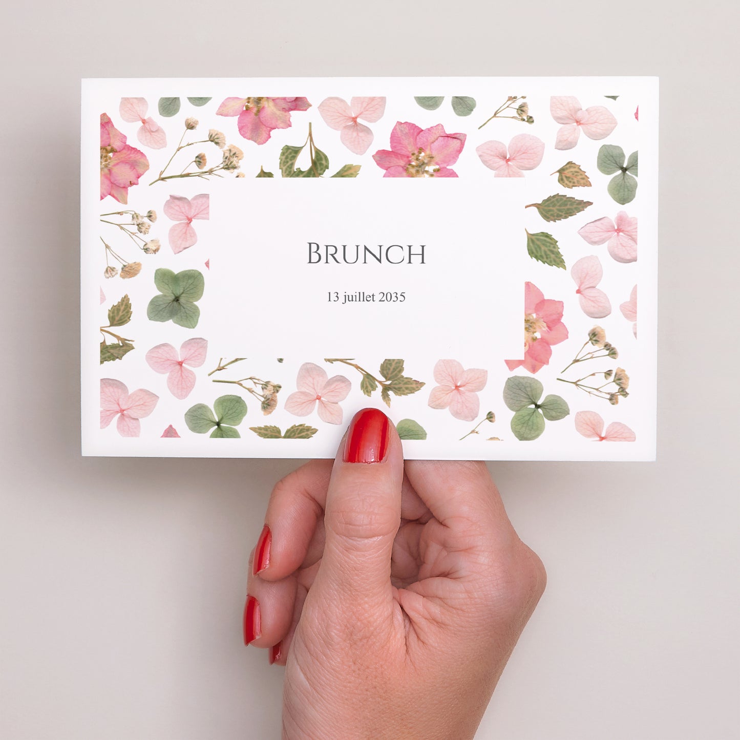 Invitations Mariage Paysage Poésie Florale photo N° 3