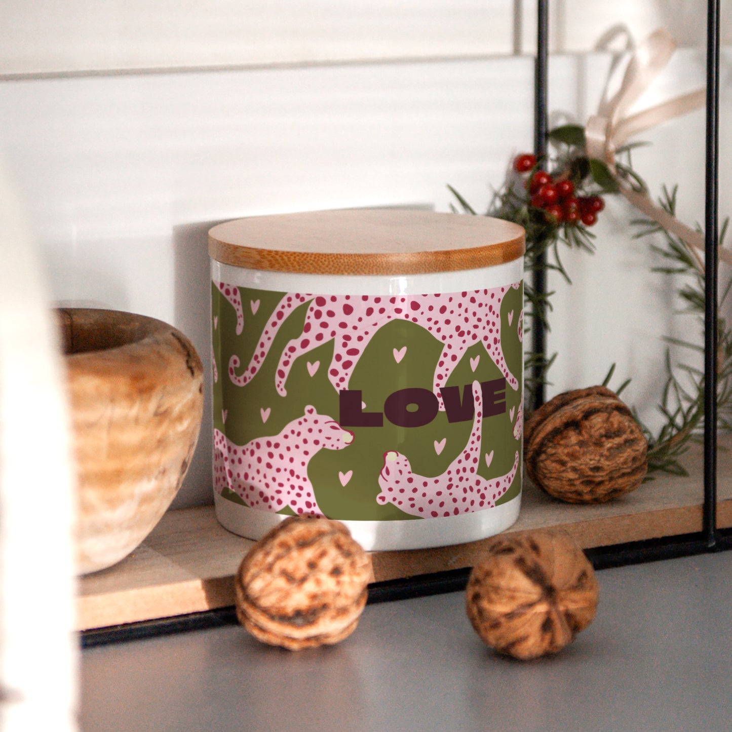 Pot en céramique 48 cl Léopard Love photo N° 4