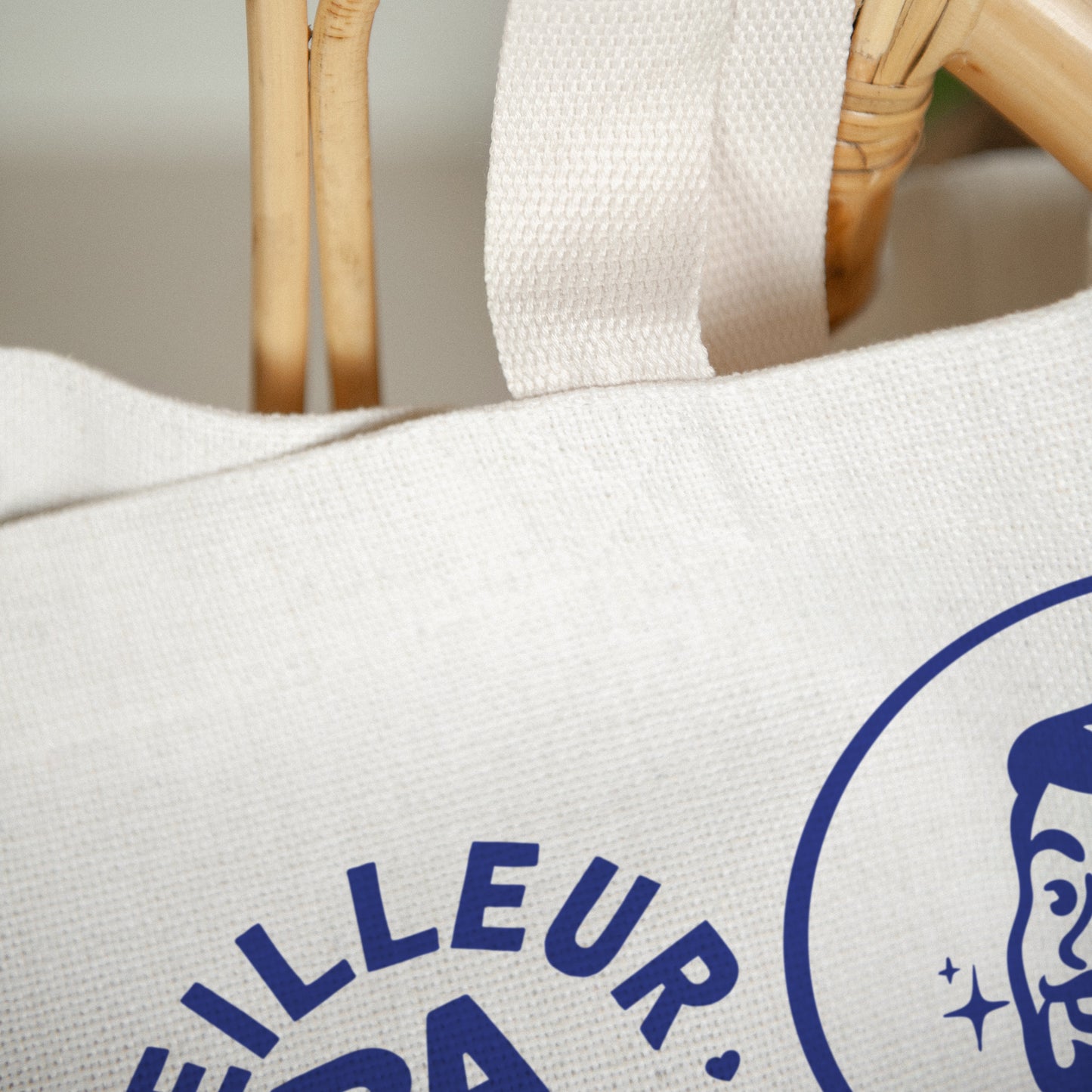Tote bag Anse en toile Meilleur Papa d'Amour photo N° 3