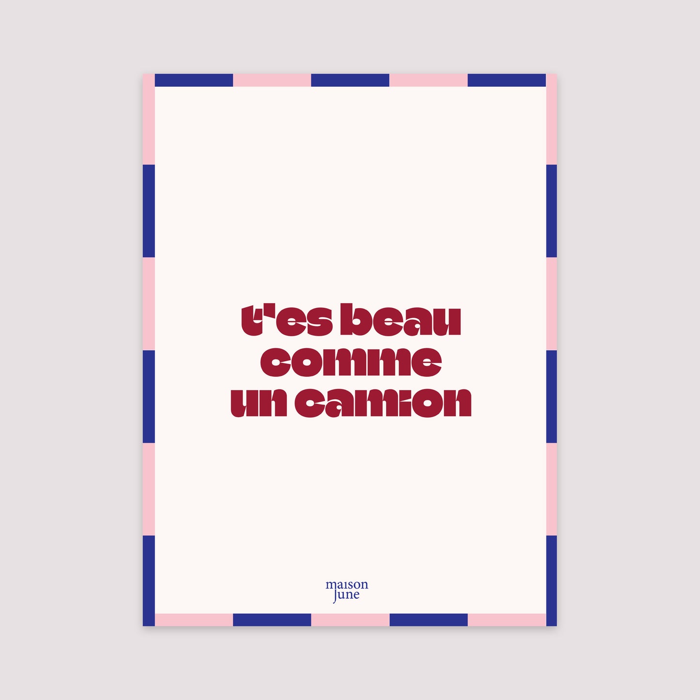 Affiche Portrait 30 x 40 cm Beau comme un camion photo N° 2