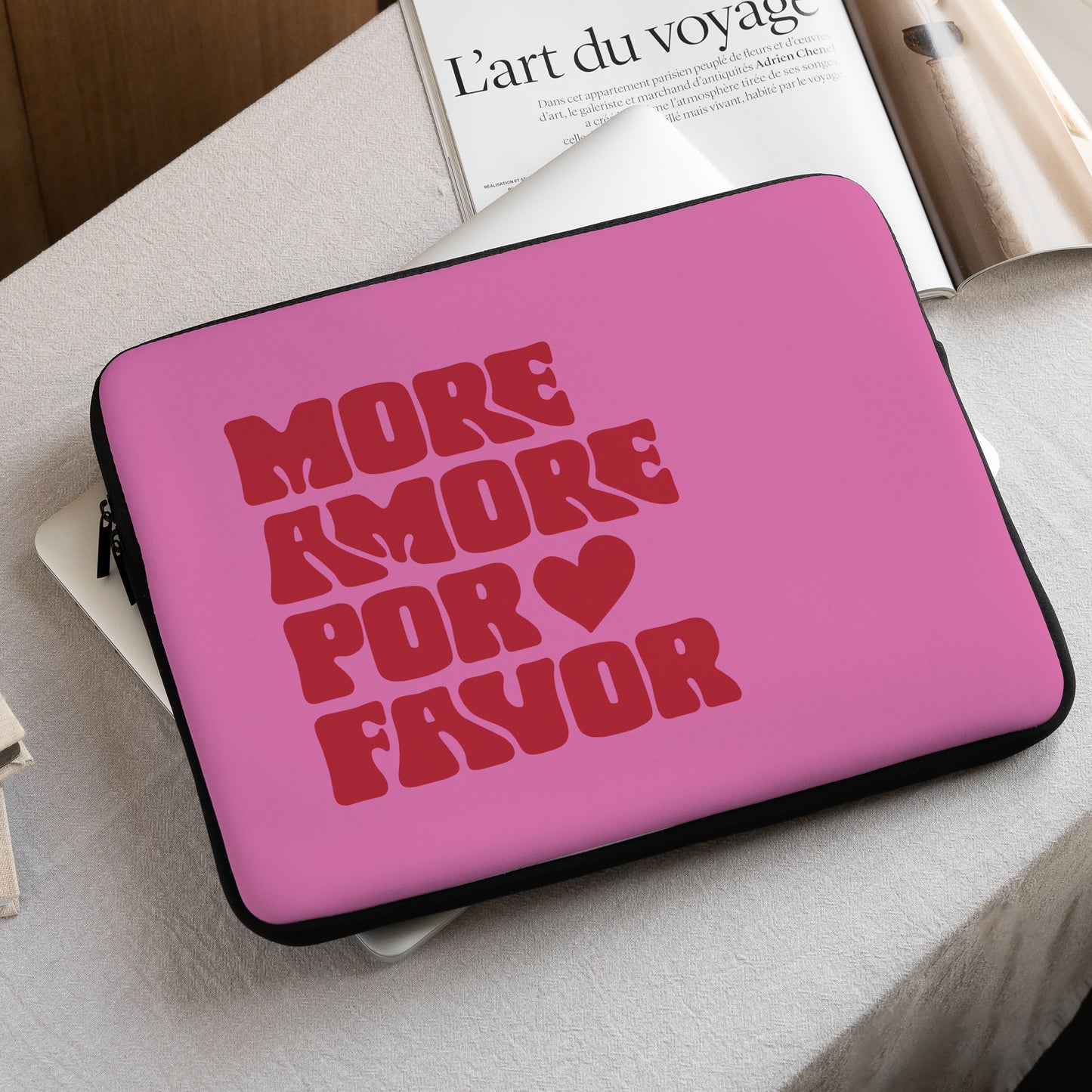 Housse ordinateur 15 pouces More amor por favor photo N° 7