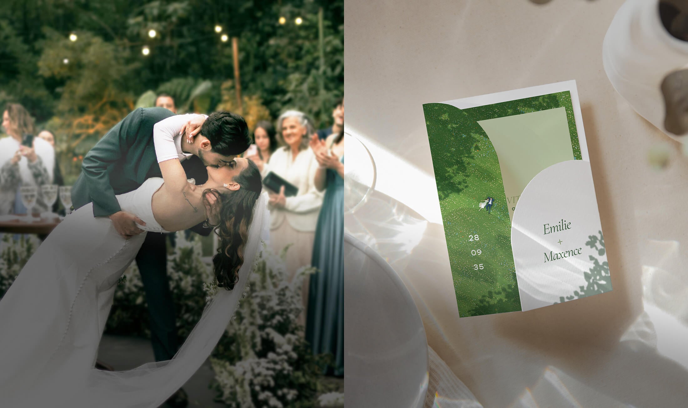 Mariage : le vert à l'honneur