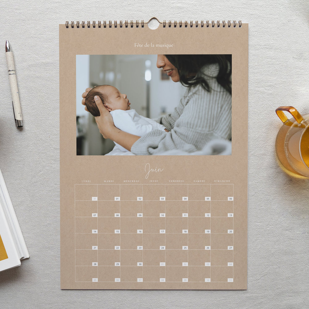 12 mois de souvenirs à créer avec un calendrier photo personnalisé