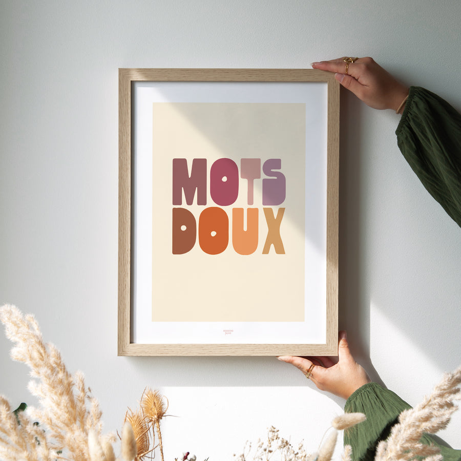 Affiche Mots Doux photo