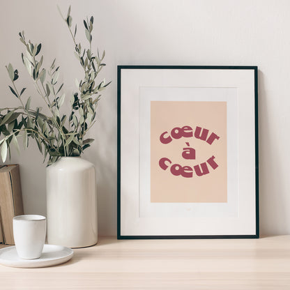 Affiche Cœur à cœur photo N° 2