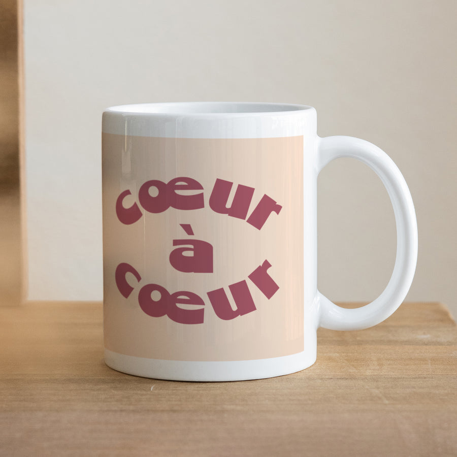 Mug Cœur à cœur photo