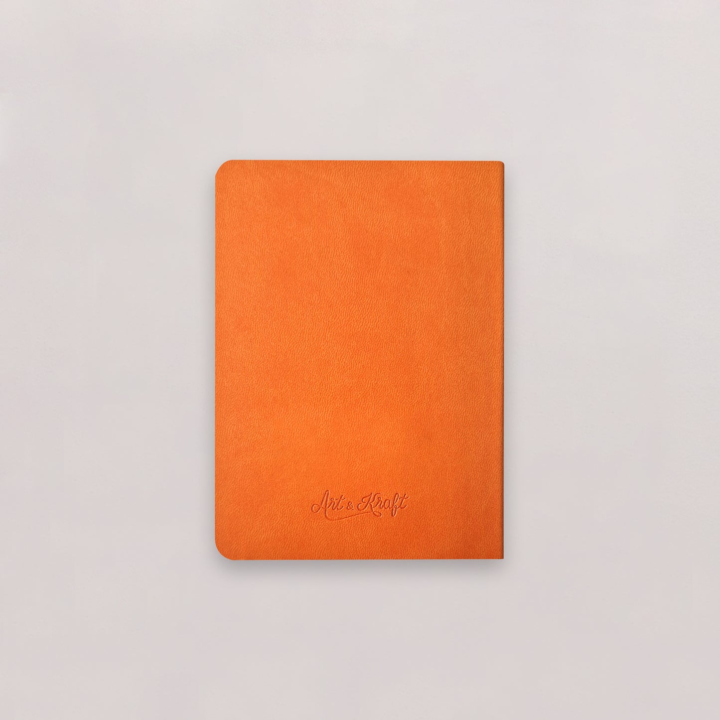 Carnet Nuance - Simili cuir - A6 - Orange vitaminé - 128 pages photo N° 2