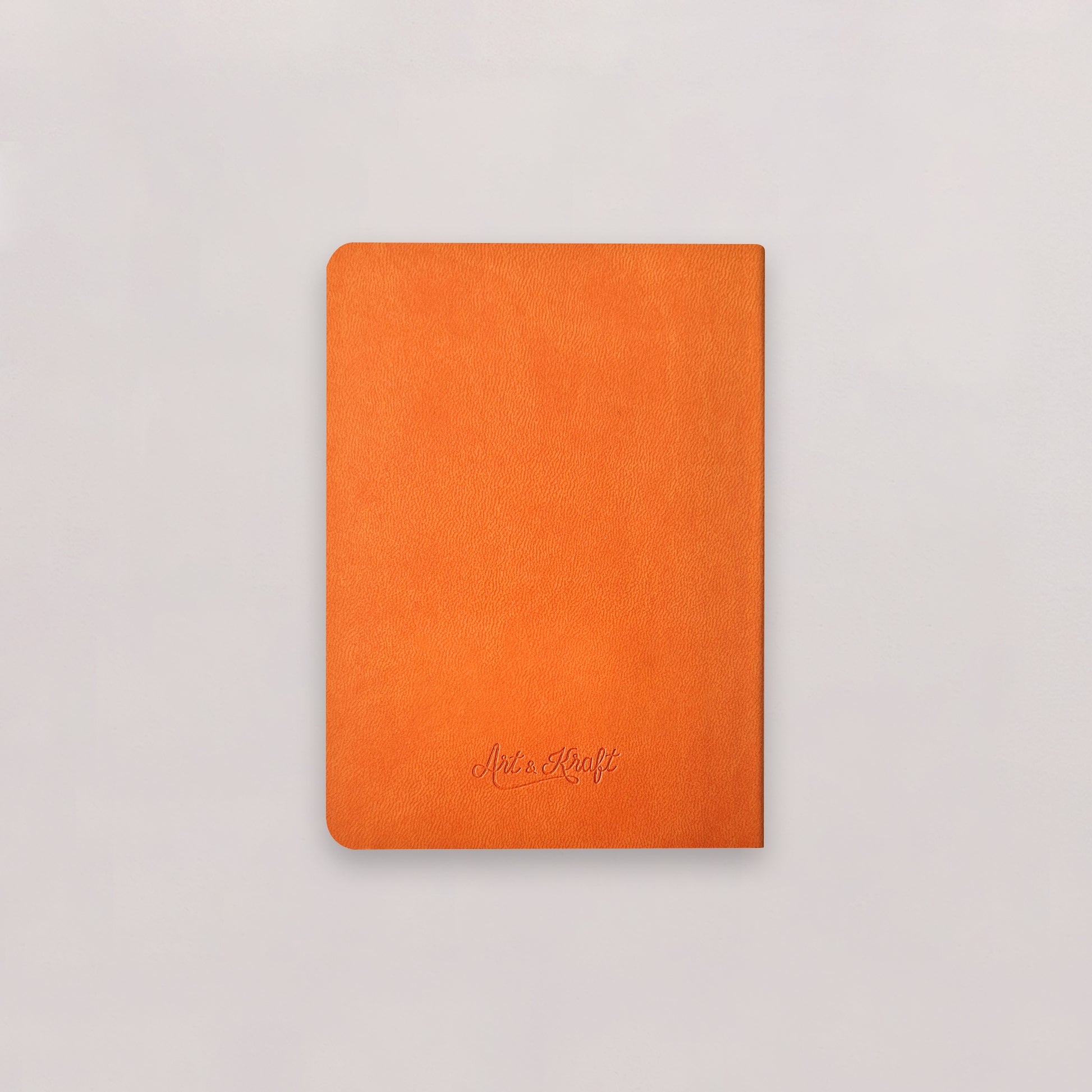 Carnet Nuance - Simili cuir - A6 - Orange vitaminé - 128 pages photo N° 2