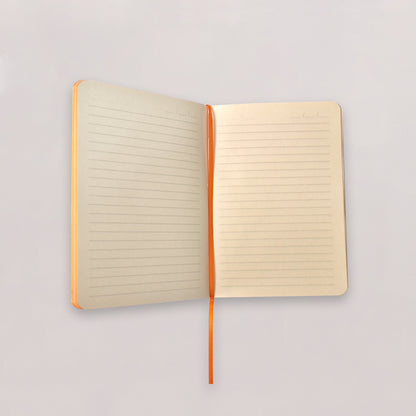 Carnet Nuance - Simili cuir - A6 - Orange vitaminé - 128 pages photo N° 3