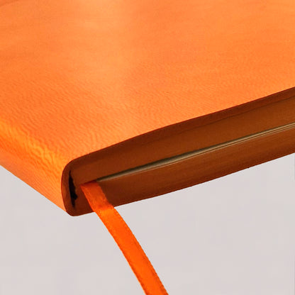 Carnet Nuance - Simili cuir - A6 - Orange vitaminé - 128 pages photo N° 4