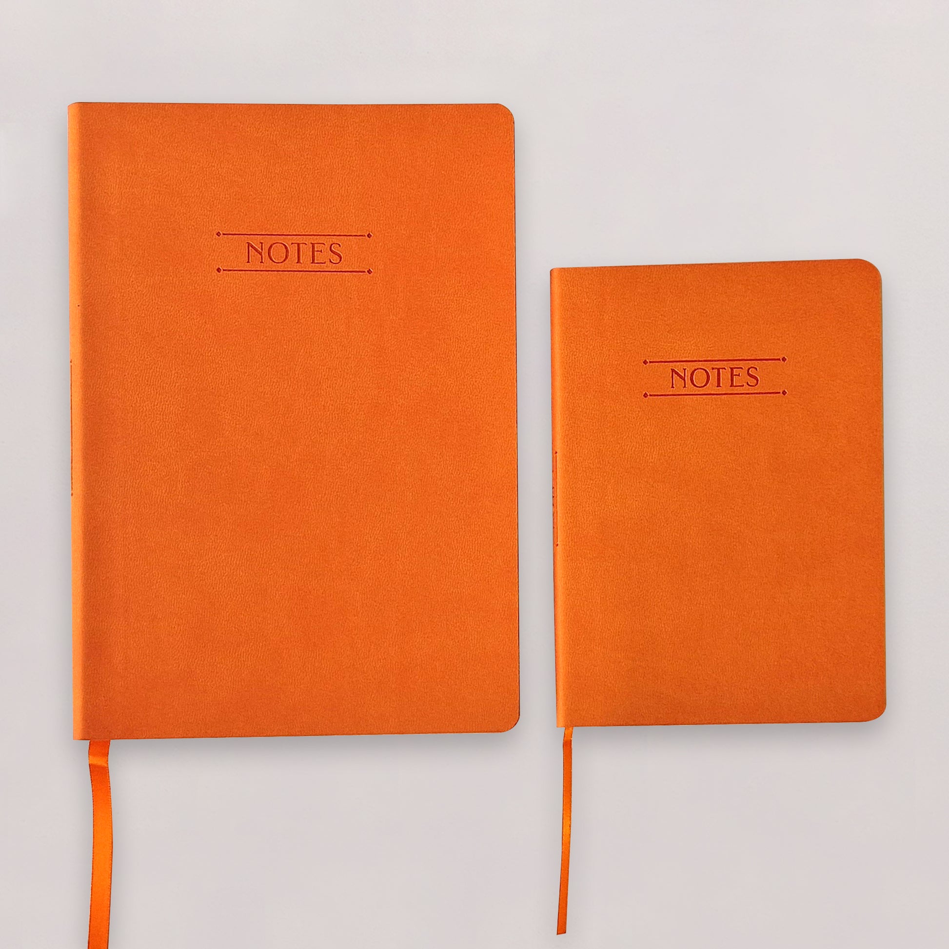 Carnet Nuance - Simili cuir - A6 - Orange vitaminé - 128 pages photo N° 5