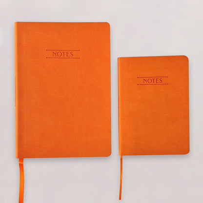 Carnet Nuance - Simili cuir - A6 - Orange vitaminé - 128 pages photo N° 5