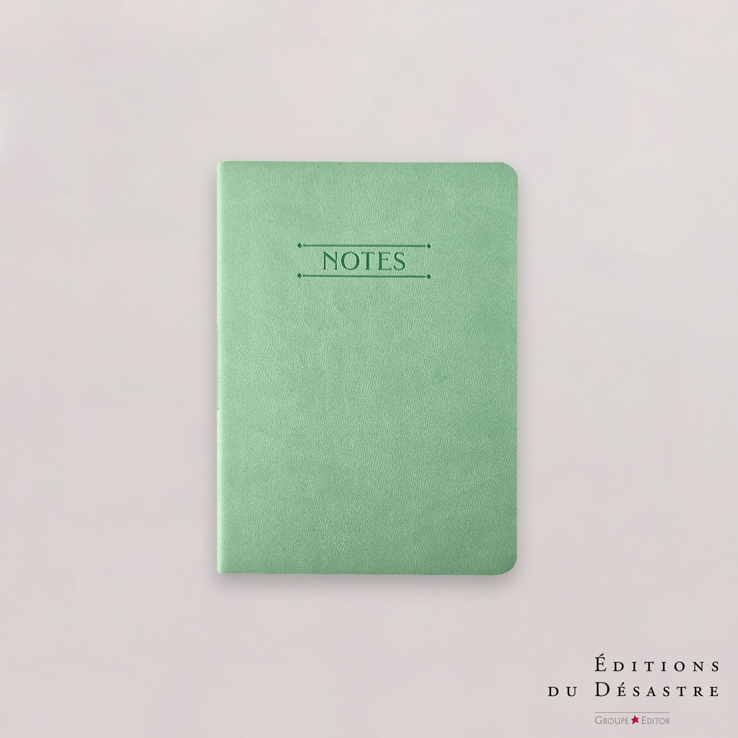 Carnet Nuance - Simili cuir - A6 - Menthe claire - 128 pages photo N° 1