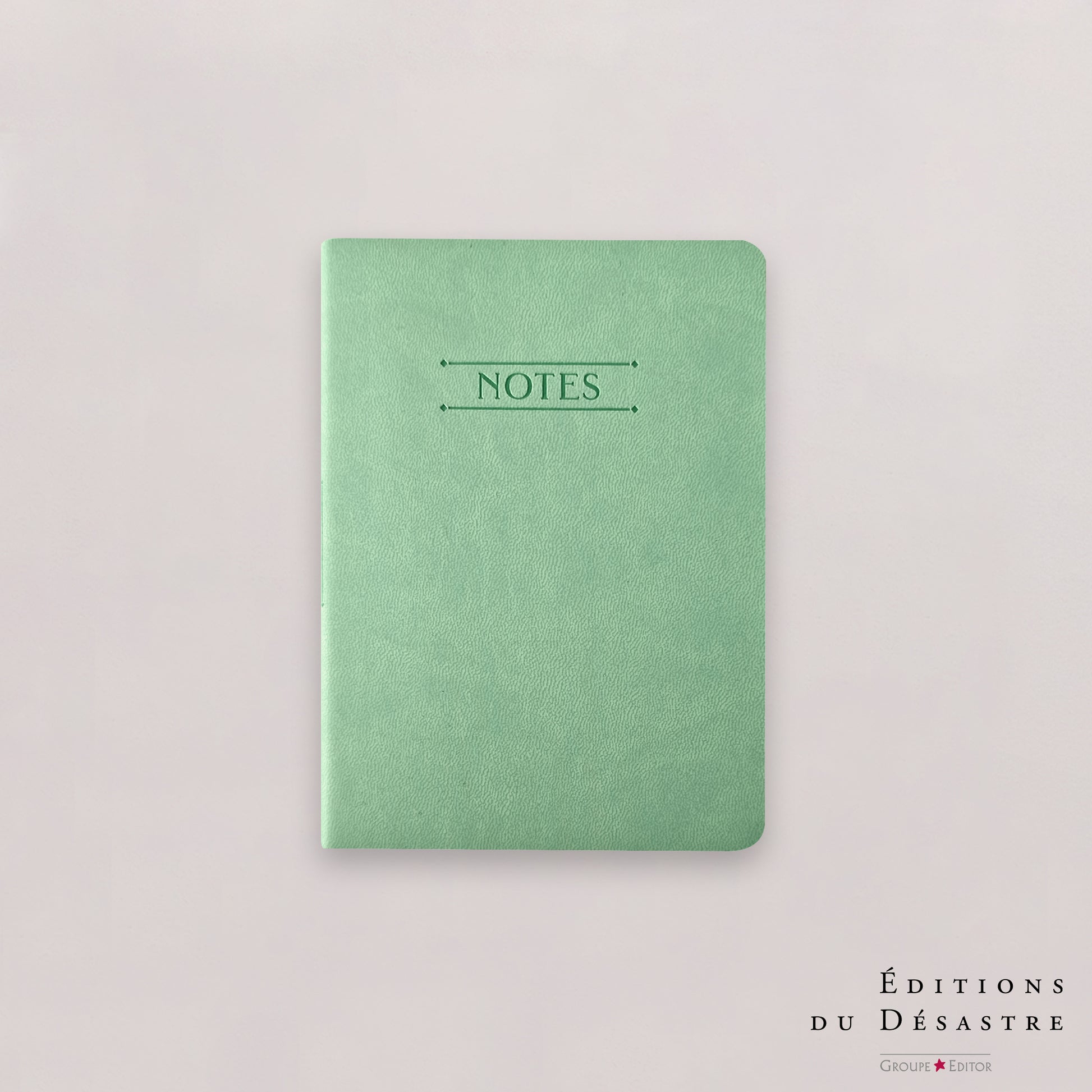 Carnet Nuance - Simili cuir - A6 - Menthe claire - 128 pages photo N° 1