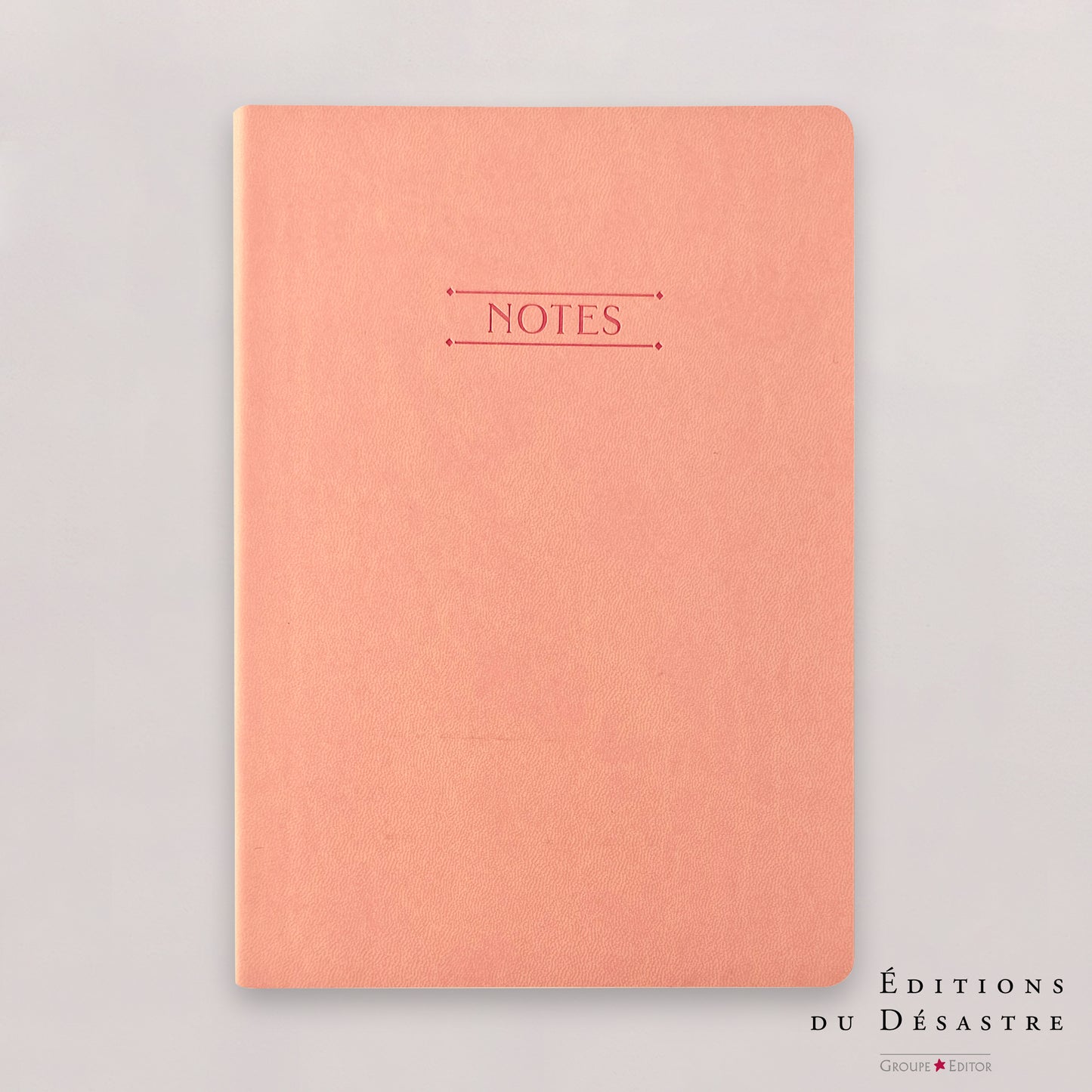 Carnet Nuance - Simili cuir - A5 - Pêche - 192 pages photo N° 1