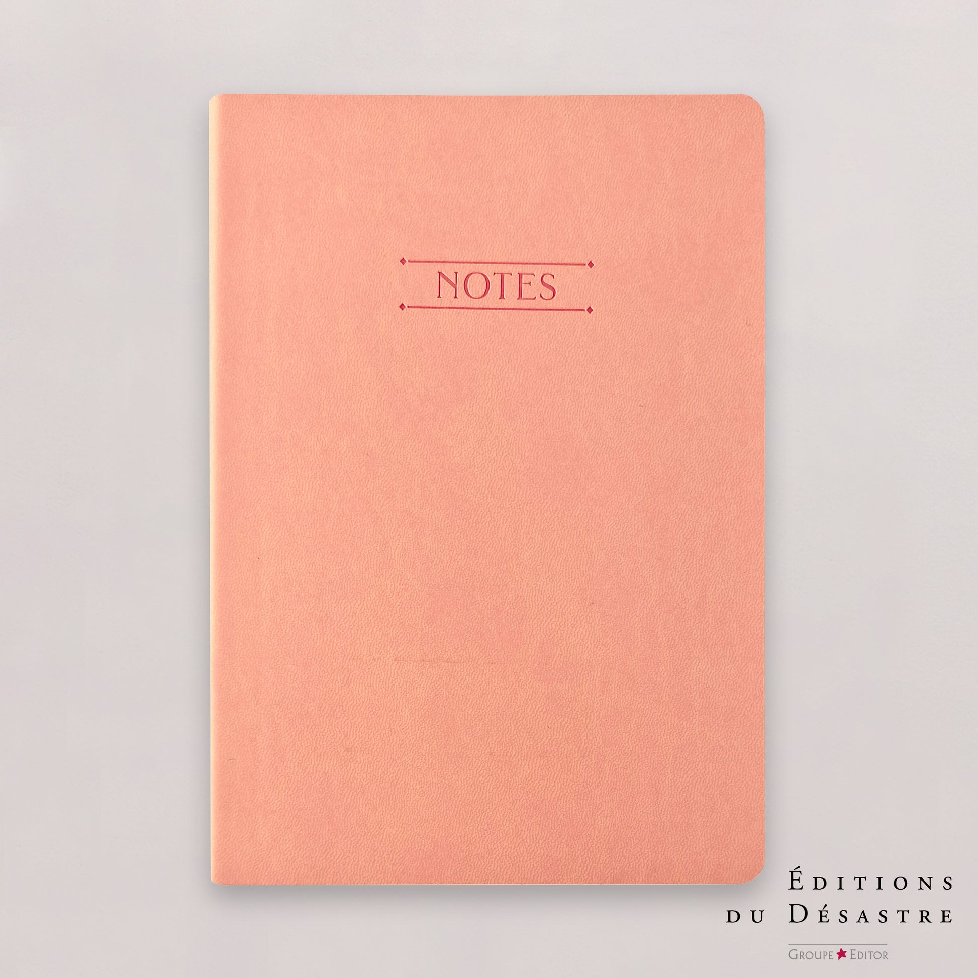 Carnet Nuance - Simili cuir - A5 - Pêche - 192 pages photo N° 1