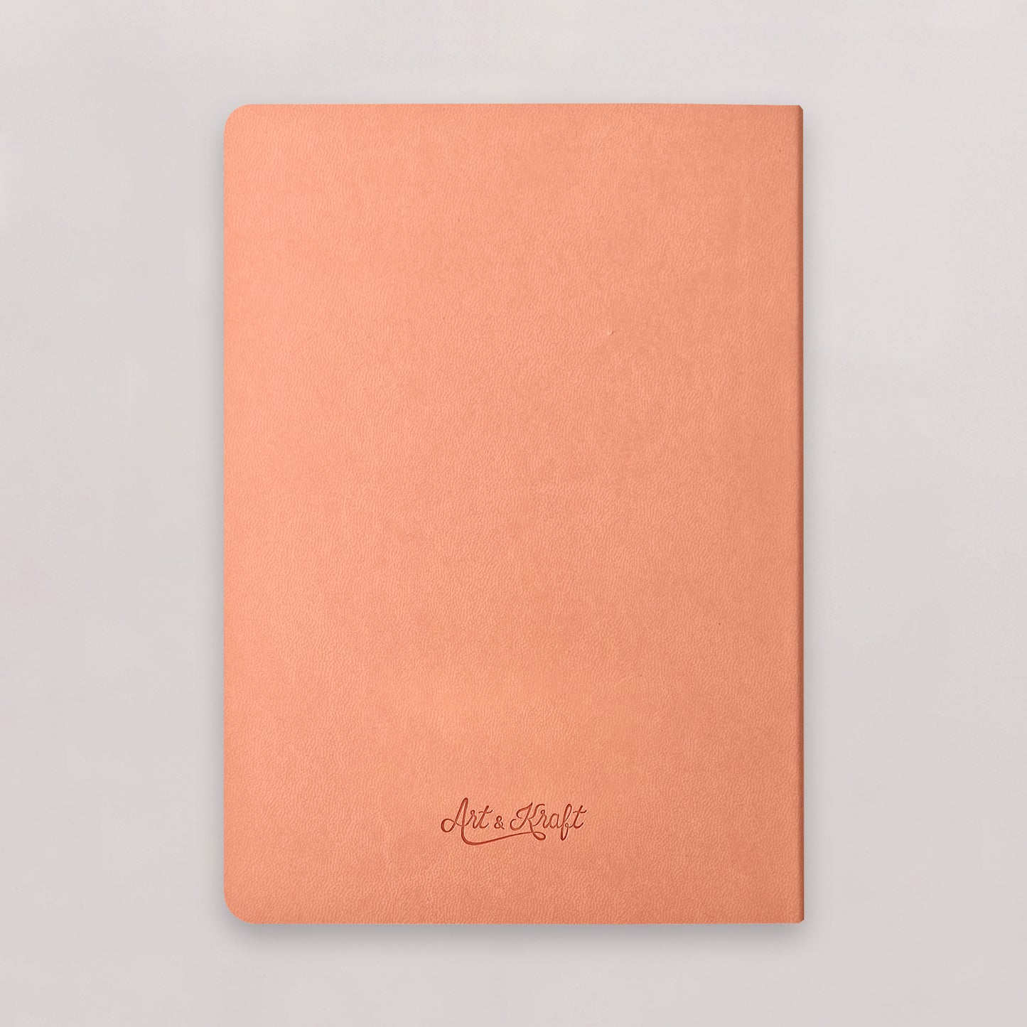 Carnet Nuance - Simili cuir - A5 - Pêche - 192 pages photo N° 2