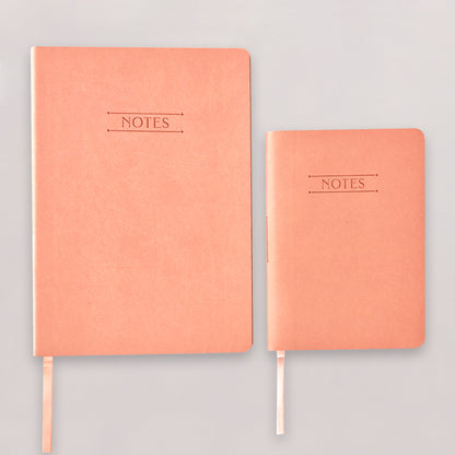 Carnet Nuance - Simili cuir - A5 - Pêche - 192 pages photo N° 5