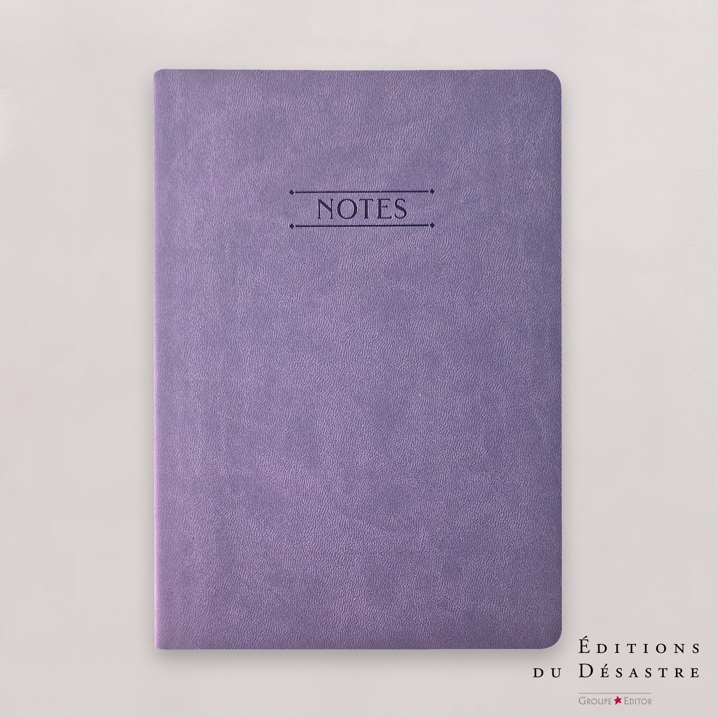 Carnet Nuance - Simili cuir - A5 - Lavande - 192 pages photo N° 1