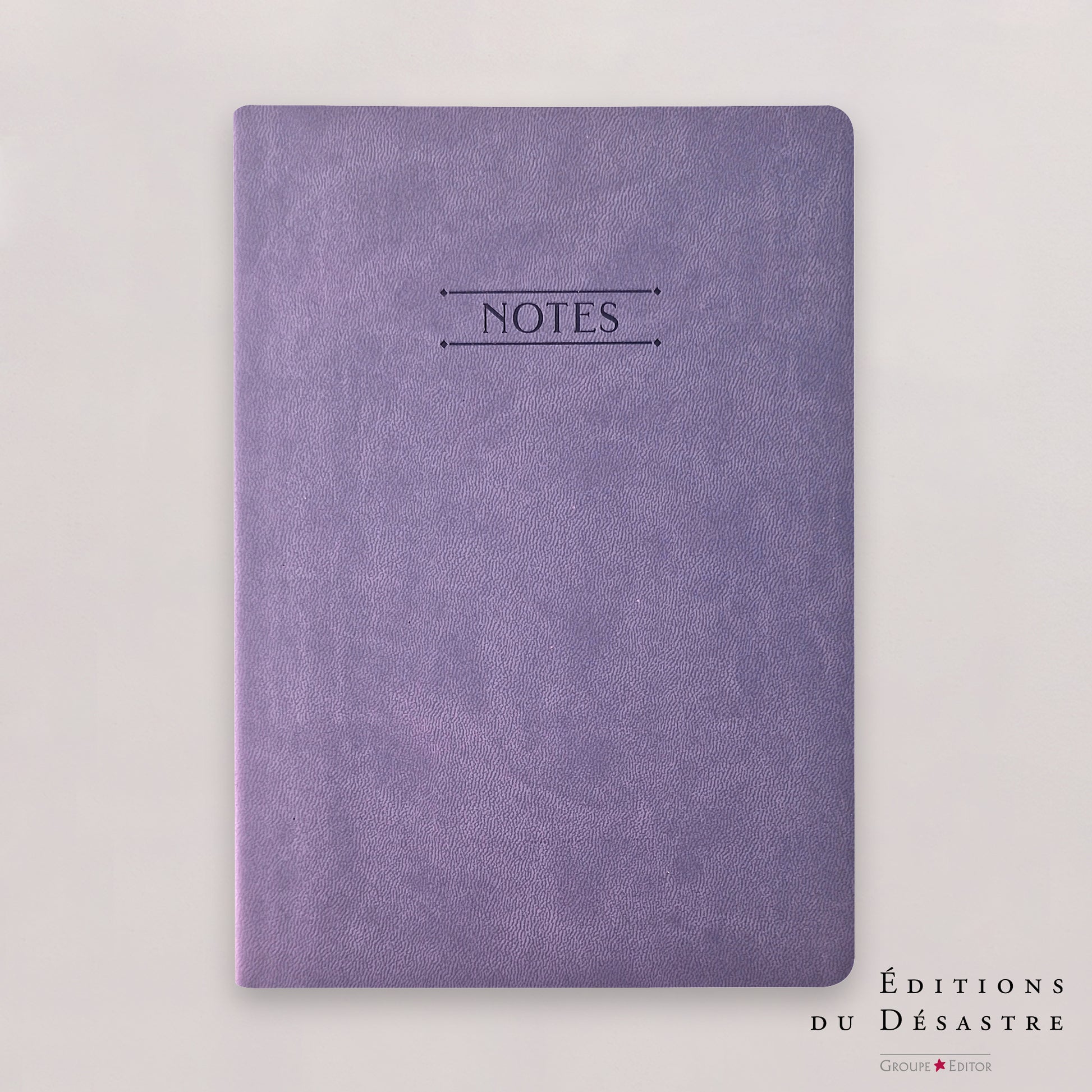 Carnet Nuance - Simili cuir - A5 - Lavande - 192 pages photo N° 1