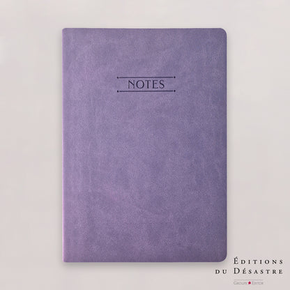Carnet Nuance - Simili cuir - A5 - Lavande - 192 pages photo N° 1