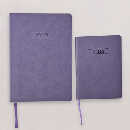 Carnet Nuance - Simili cuir - A5 - Lavande - 192 pages photo N° 5