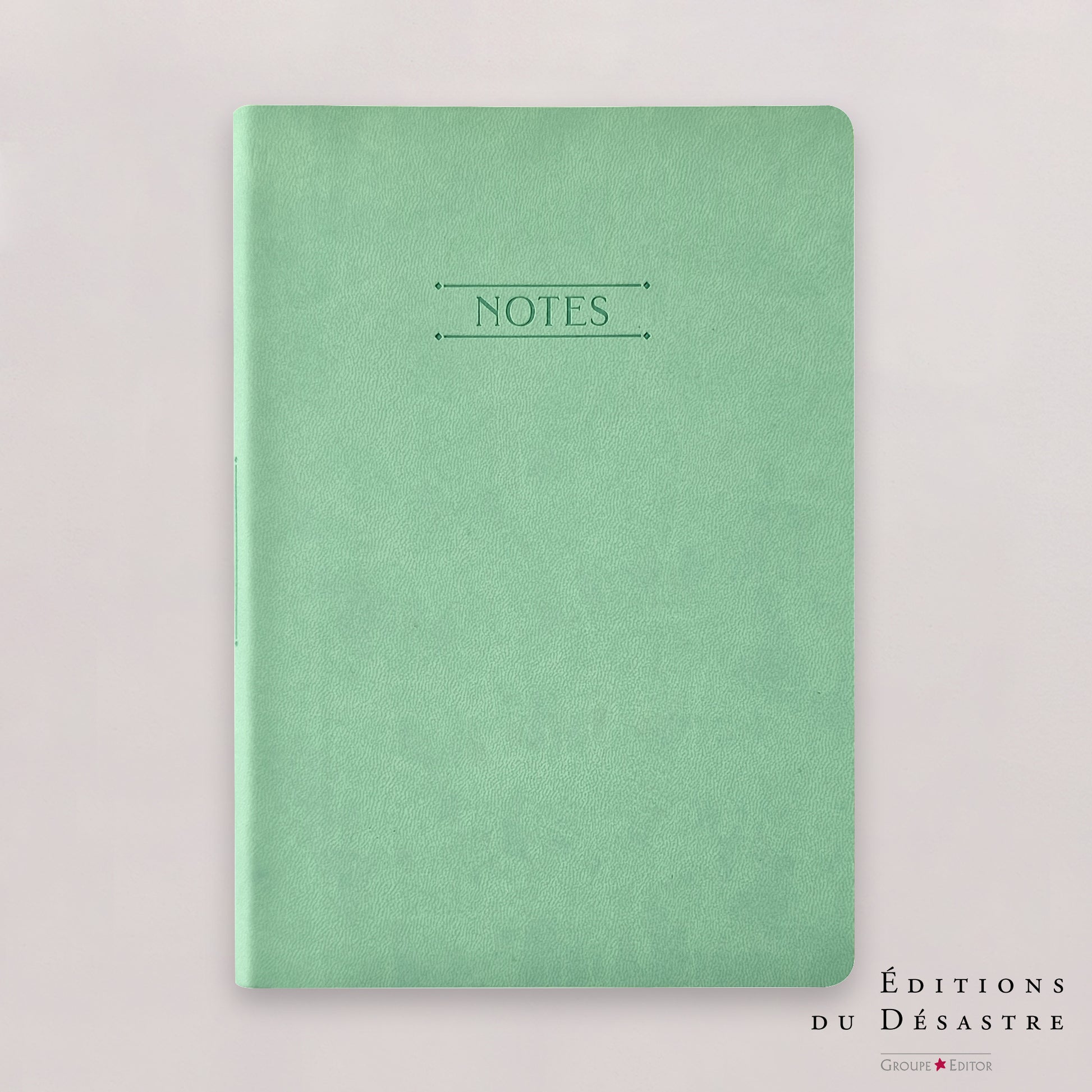 Carnet Nuance - Simili cuir - A5 - Menthe claire - 192 pages photo N° 1