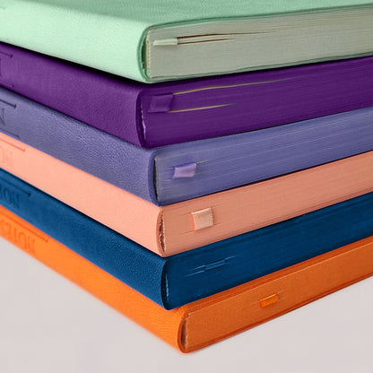 Carnet Nuance - Simili cuir - A5 - Bleu Majorelle - 192 pages photo N° 6