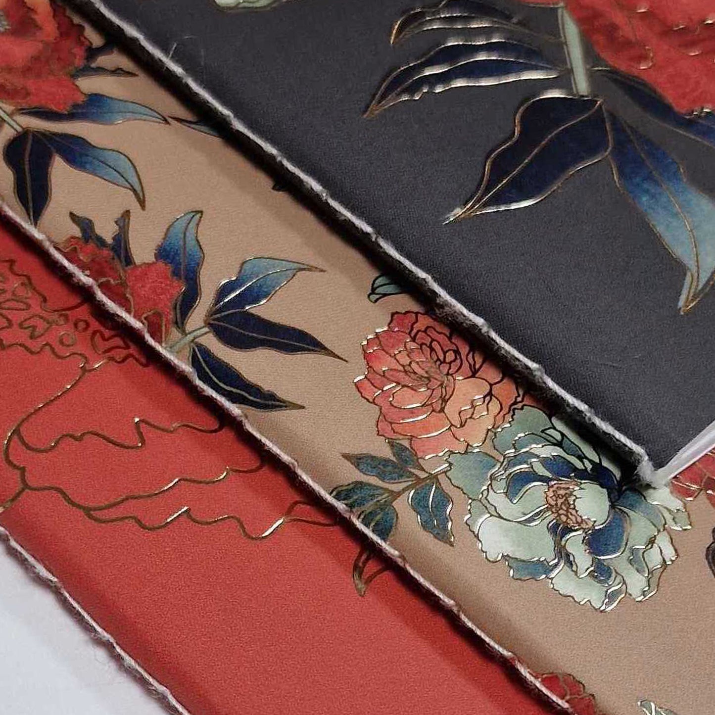 Carnet Pepakura - Lot de 3 - A6 - Pivoine - 64 pages photo N° 2