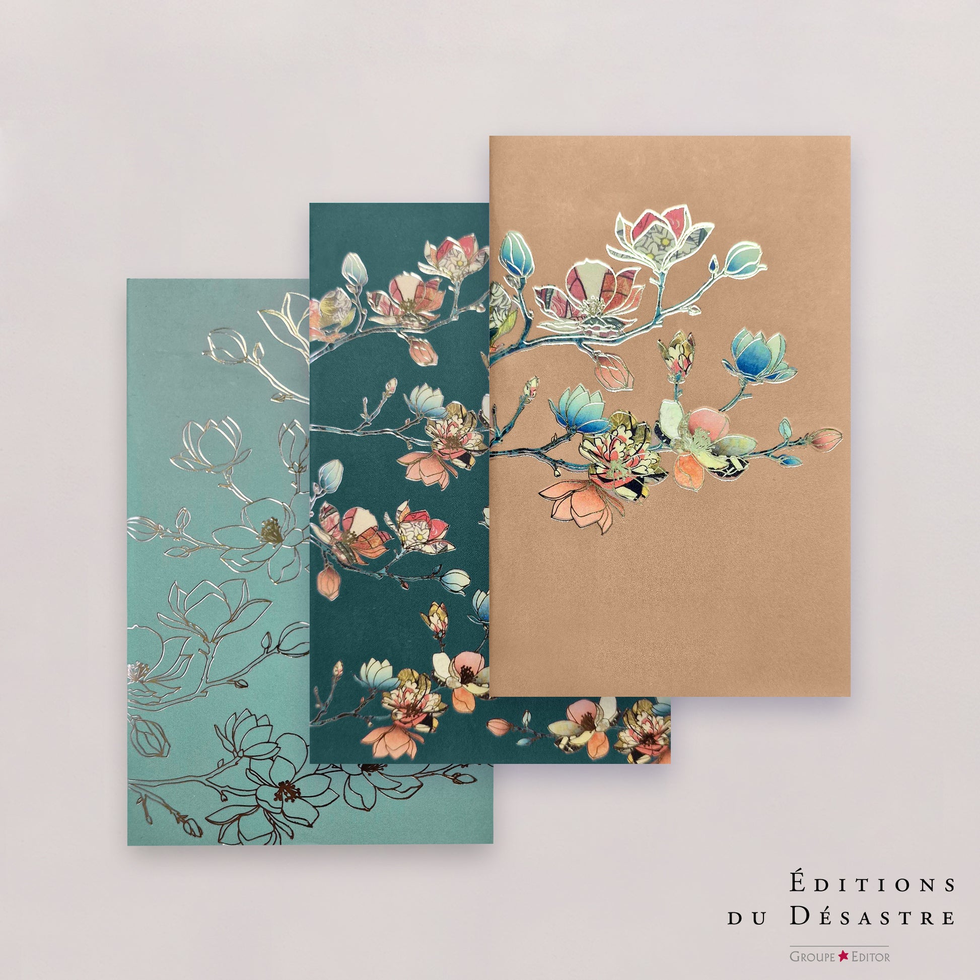 Carnet Pepakura - Lot de 3 - A6 - Magnolia - 64 pages photo N° 1