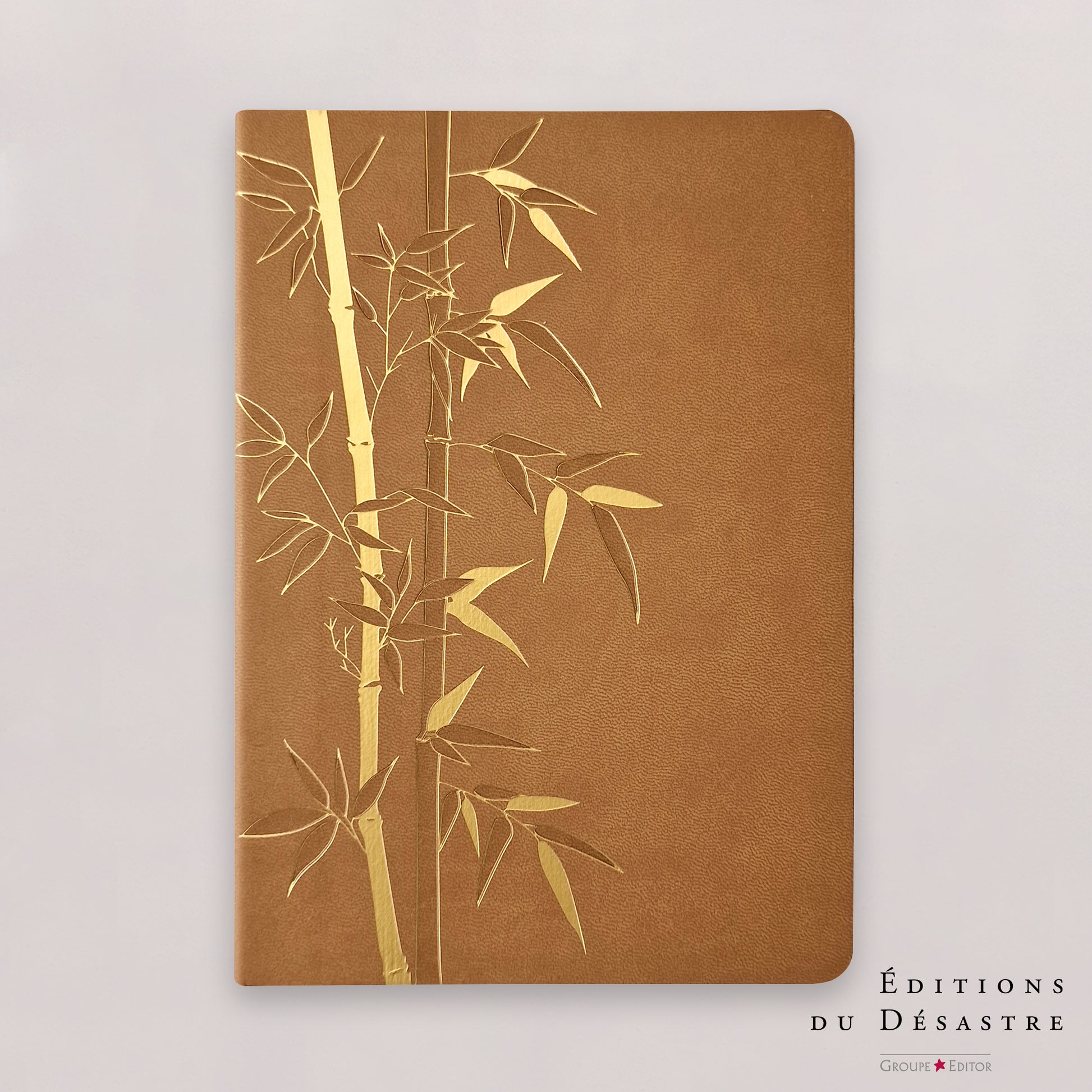 Carnet Pepakura - Simili cuir - A5 - Bambou - 192 pages photo N° 1