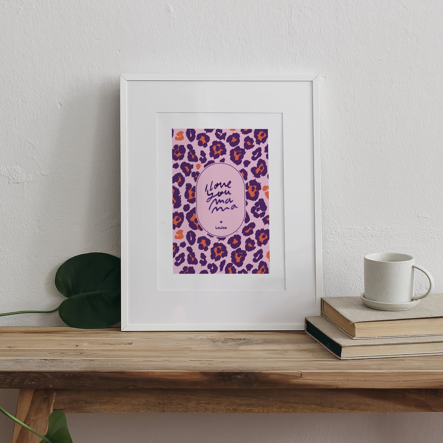 Affiche Objets Portrait I love you Leopard photo N° 3