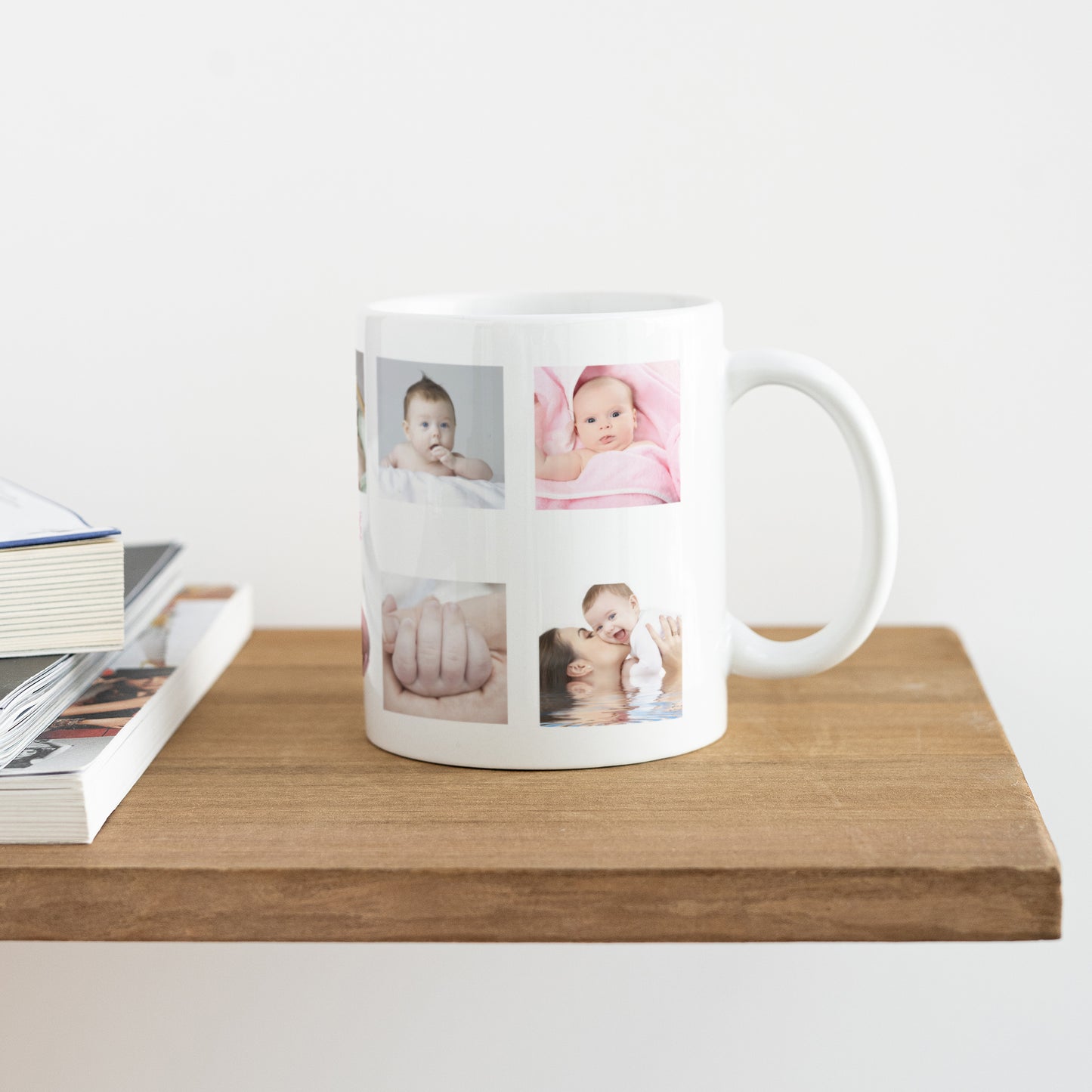 Mug Objets Blanc Dix photos de star photo N° 4