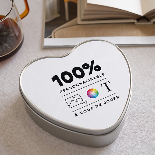 Boite métallique Objets Cœur Do It Yourself photo