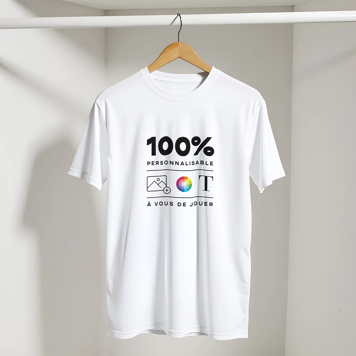 Tshirt Recto Blanc Do It Yourself photo N° 1