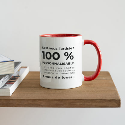 Mug Objets Rouge Do It Yourself photo N° 4