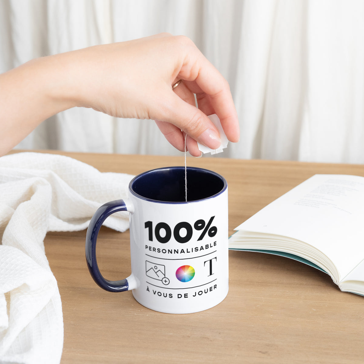 Mug Objets Bleu Do It Yourself photo N° 3