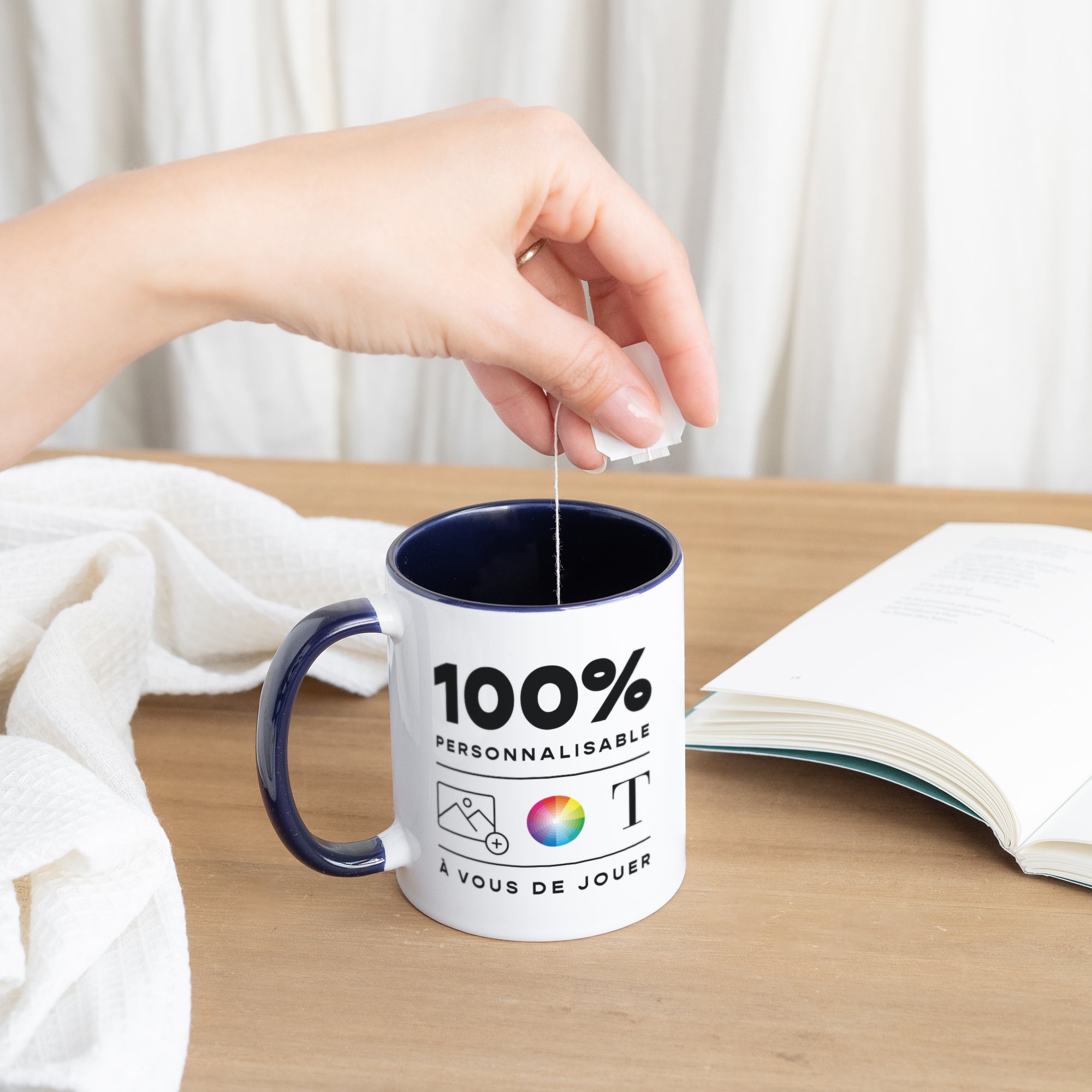Mug Objets Bleu Do It Yourself photo N° 3
