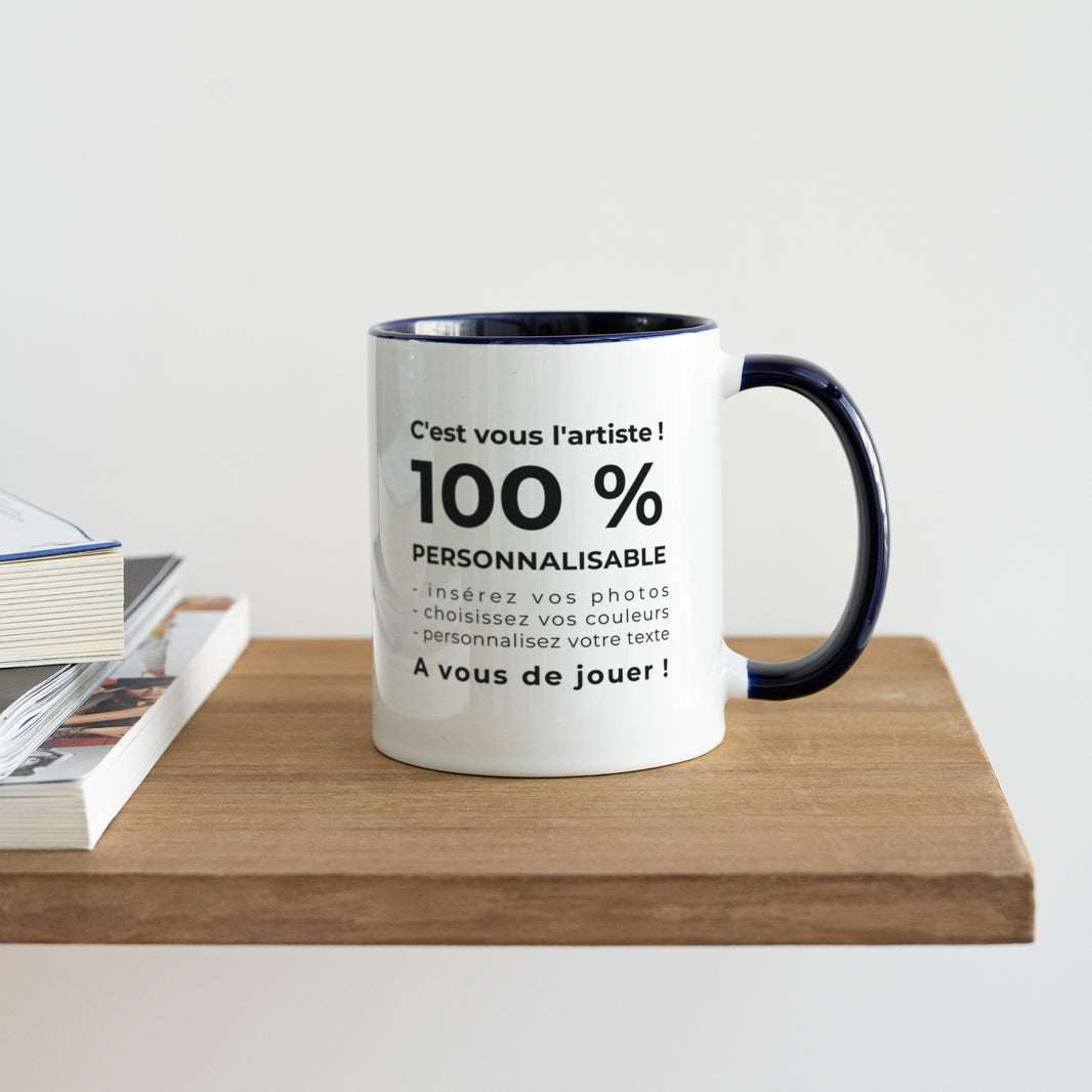 Mug Objets Bleu Do It Yourself photo N° 4