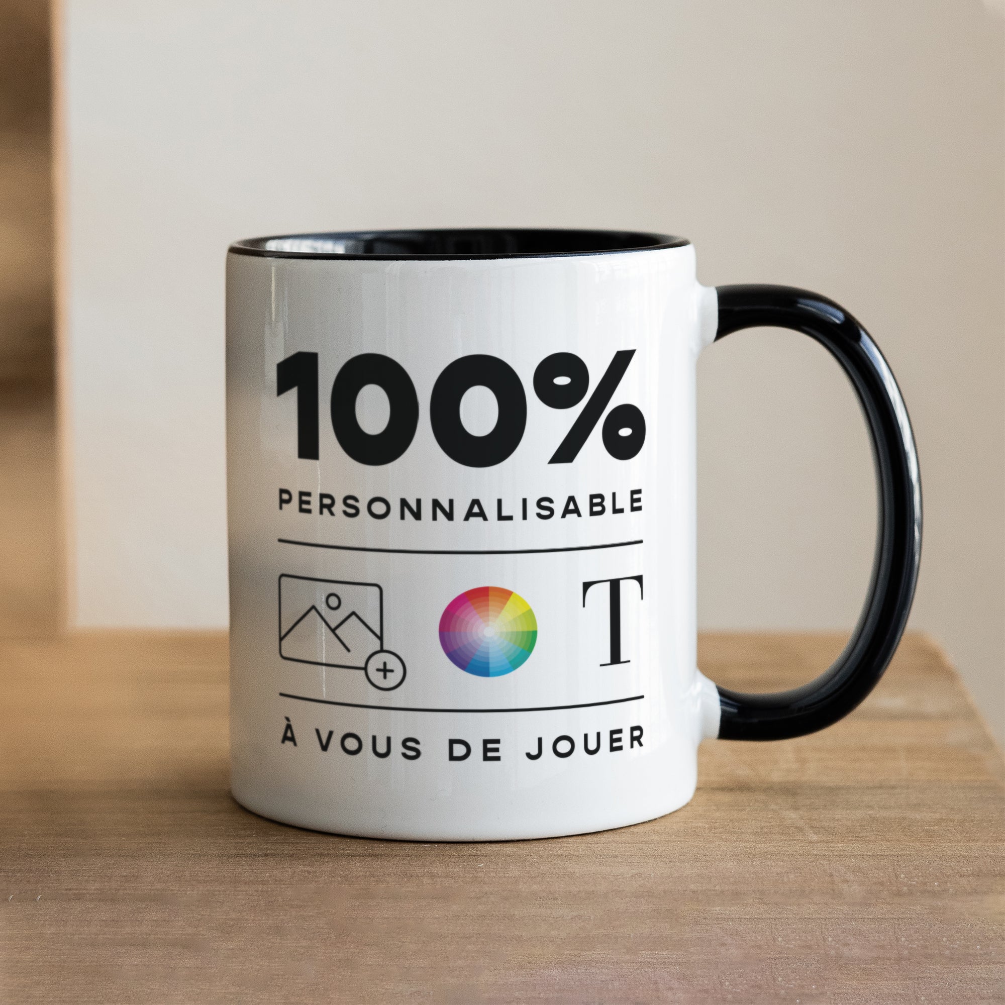 Mug Objets Noir Do It Yourself photo N° 1